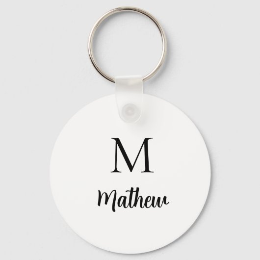 Grappig Happy First Fathers Day Daddy custom Sleutelhanger (Achterkant)