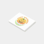 Grappig Happy Halloween Scary Pumpkin Post-It Note (Schuin)