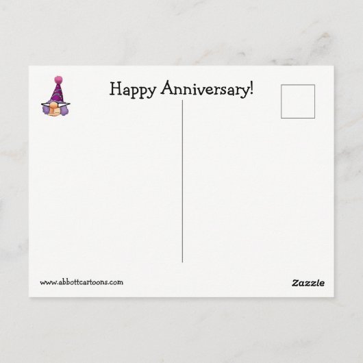 Grappig Happy Jubileum Humor Briefkaart (Achterkant)