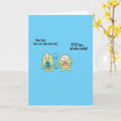 Grappig Happy Jubileum Kaart. 048 Kaart (Gele Bloem)