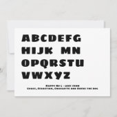 Grappig Happy No L (Noel) Photo Persoonlijke Kaart (Voorkant)