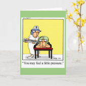 Grappig Happy Nurses Day Wenskaart Kaart (Gele Bloem)