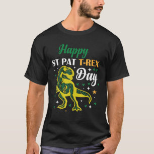 Grappig Happy St. Pat Trex Day, Saint Patrick Desi T-shirt