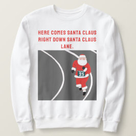 Grappig hardloop kerst T-shirt