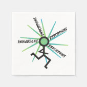 Grappig Hardlopen Endorfine Loper Humor Papieren S Servetten (Voorkant)