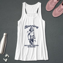 Grappig hardlopen omdat moord verkeerd is Retro