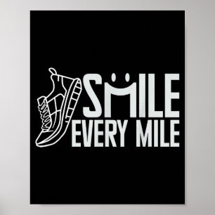 Grappig Hardlopen Renner Glimlach Elke Mijl Cool G Poster
