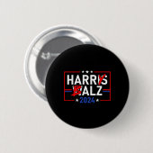 Grappig Harris W 24 Harry B 2024 Meme Democratics Ronde Button 5,7 Cm (Voorkant /achterkant)