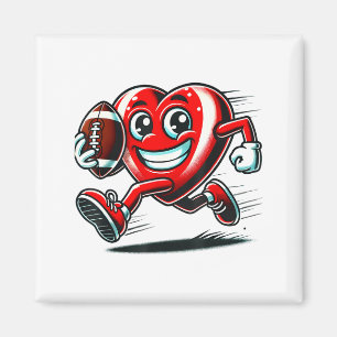 Grappig Hart American Football Valentijn Srts Vrou Magneet