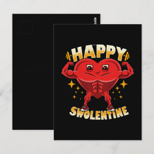 Grappig Hart Fitness Workout Valentijnsdag Cadeau Briefkaart