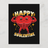 Grappig hart fitnesscentrum workout Valentijnscade Informatiekaartje (Voorkant)