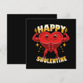 Grappig hart fitnesscentrum workout Valentijnscade Kaart (Voorkant / Achterkant)