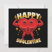 Grappig Hart Fitnesscentrum Workout Valentijnsdag (Achterkant)