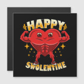 Grappig Hart Fitnesscentrum Workout Valentijnsdag (Voorkant / Achterkant)