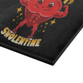 Grappig Hart Fitnesscentrum Workout Valentijnsdag  Snijplank (Hoek)