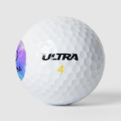 Grappig hart gepersonaliseerde naam unieke golfbal golfballen (Logo)