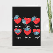 Grappig Hart Gezichtsmasker Mannen Vrouwen Schatti Kaart (Voorkant)