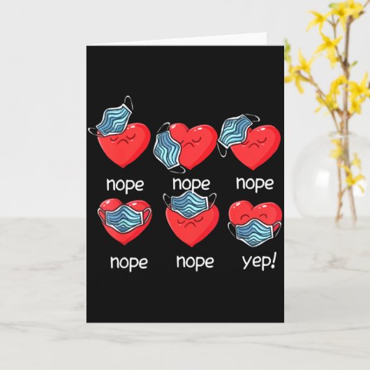 Grappig Hart Gezichtsmasker Mannen Vrouwen Schatti Kaart (Gele Bloem)