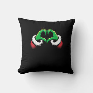 Grappig Hart Handen Kerstmis Kussen