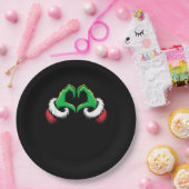 Grappig Hart Handen Kerstmis Papieren Bordje (Feest)