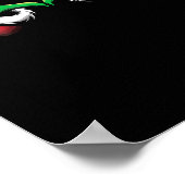 Grappig Hart Handen Kerstmis Poster (Hoek)