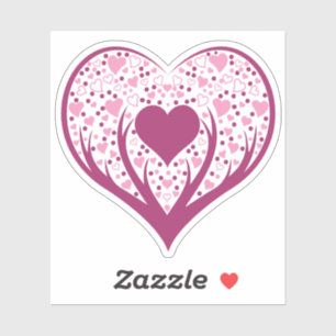 Grappig Hart Sticker