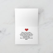 Grappig hart voor Valentijnskaart Kaart (Binnen)