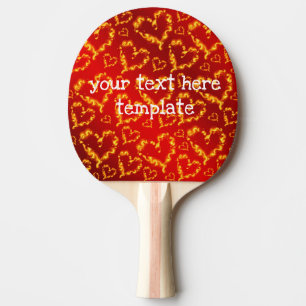 grappig, harten, hart, rood, liefde, valentijn, gl tafeltennisbatje