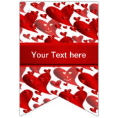 grappig, harten, hart, rood, liefde, valentijn, gl vlaggetjes (Derde vlag)