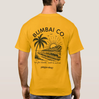 Grappig Hawaiaans Pidgin Bumbai Co. Retro Surf Gou T-shirt