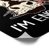 Grappig Hay Y'all Ik ben verloofd Koe koppels Voor Poster (Hoek)