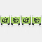 Grappig Heb een Crappie Dag Vissen Whisky Glas (Achterkant)