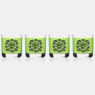 Grappig Heb een Crappie Dag Vissen Whisky Glas
