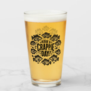 Grappig Heb een Krappy Dag Vissen Glas