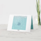 Grappig "Heb een vrolijke Wallley Kerstmis" Feestdagen Kaart (Achterkant)