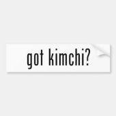 Grappig, heb je kimchi? Bumpersticker (Voorkant)