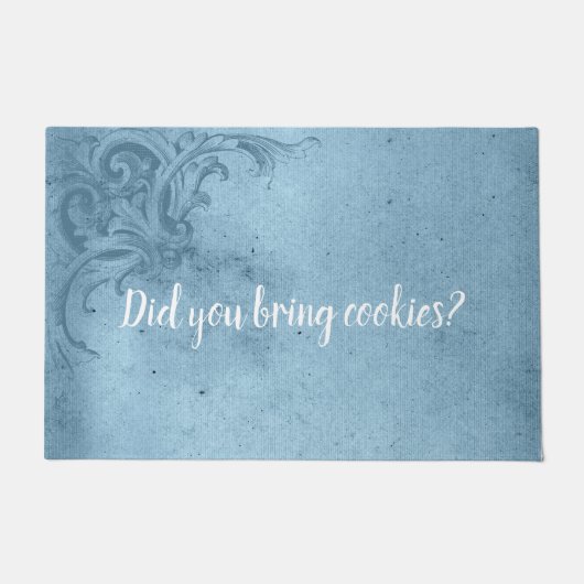 Grappig heb je koekjes meegenomen? deurmat (Voorkant)
