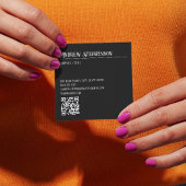 Grappig, heb jezelf een beetje kerst vierkante visitekaartje