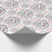 Grappig Hedegel. Heb een fijne dag  Cadeaupapier (Hoek)