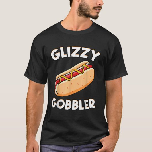 Grappig heet - Hond Glizzy Gobbler Nummer Een Gliz T-shirt (Voorkant)