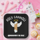 Grappig Heilige Cannoli Italiaans Themafeest Papieren Bordje (Feest)