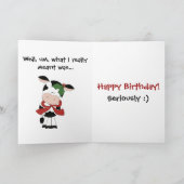 Grappig Heilige Koe Je bent 70 kerstavond. Feestdagen Kaart (Binnen)