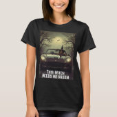 Grappig heks T-shirt (Voorkant)