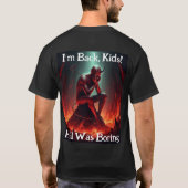 Grappig 'Hell was saai' T-shirt (Achterkant)