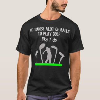 Grappig Heren Jongens Golf Cadeau Het kost een hoo T-shirt