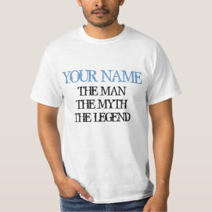 Grappig heren t-shirt De man mythe legende meme