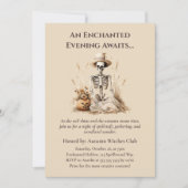 Grappig Herfst Skelet - Witchy Herfst Gathering Kaart (Voorkant)