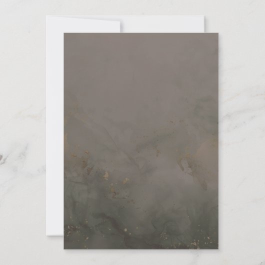 Grappig Herfst Skelet - Witchy Herfst Gathering Kaart (Achterkant)