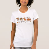 Grappig herfst thanksgiving T-shirt voor Friendsgi (Voorkant)