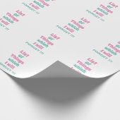 Grappig herinnering voor vergeetse mensen Vergeet Cadeaupapier (Hoek)